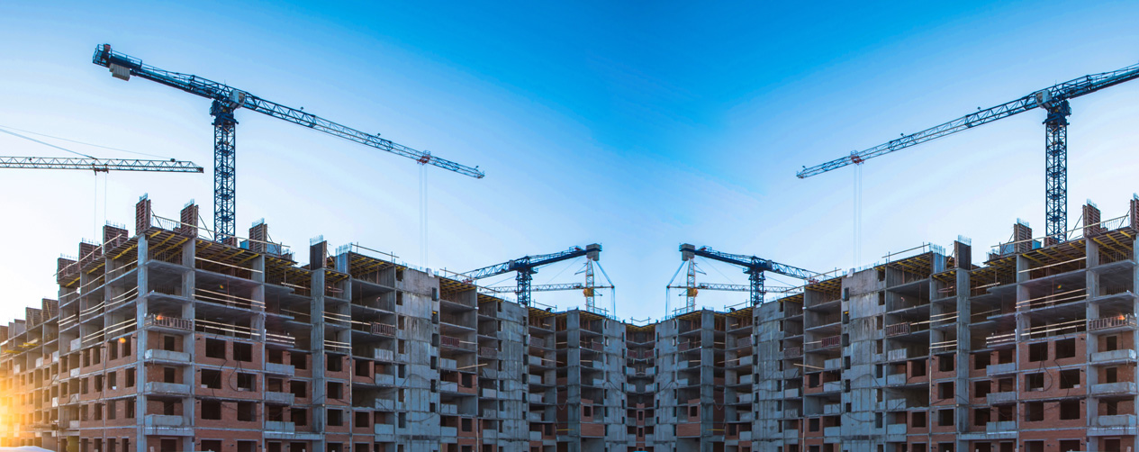 Multi-family building under construction